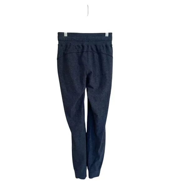 Lululemon Soft Jersey Ready to Rulu Mid-Rise Jogger in Heathered Blue Size 2 - Picture 3 of 6
